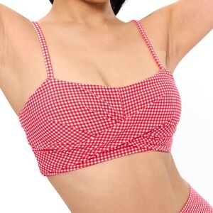 BuffBunny Red Gingham Top